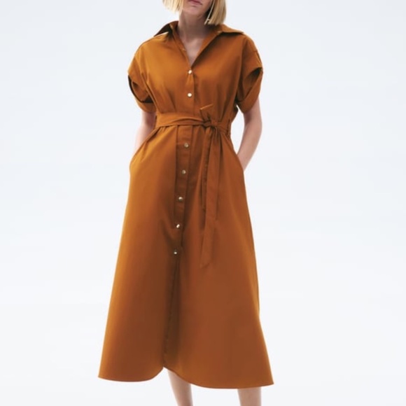 Dresses Zara Midi Shirt Dress Poshmark